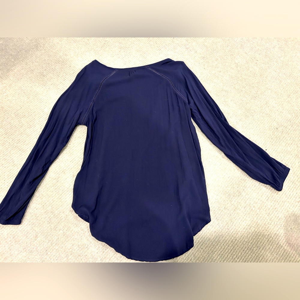 Gap Body Navy Long Sleeve Shirt